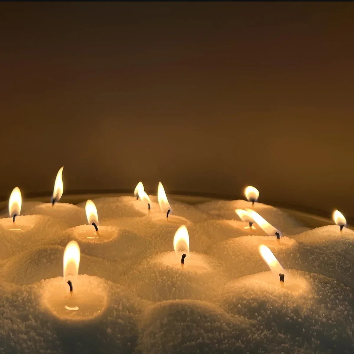 Homemade Candle: Colorful sand wax
